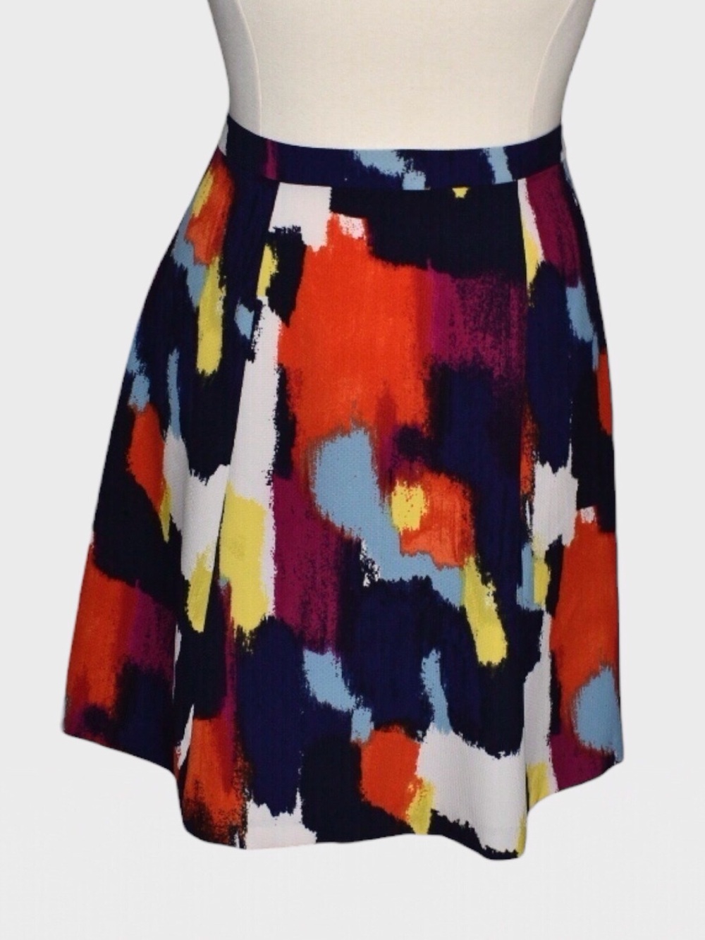 Ava & Viv Abstract Print A-Line Skirt